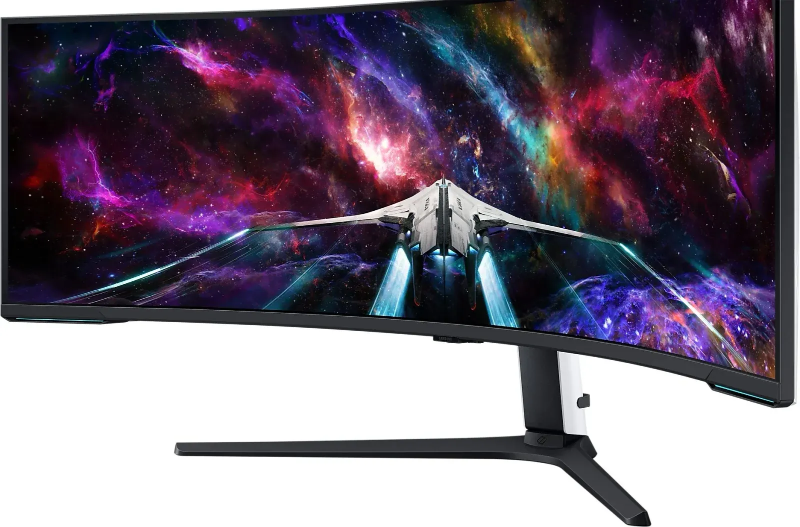 Монитор Samsung 57 Odyssey Neo G9 S57CG952NI черный VA LED 32:9 HDMI полуматовая HAS Piv 2500:1 420cd 178гр/178гр 7680x2160 240Hz FreeSync Premium Pro DP Dual UHD USB 19кг - фото 1