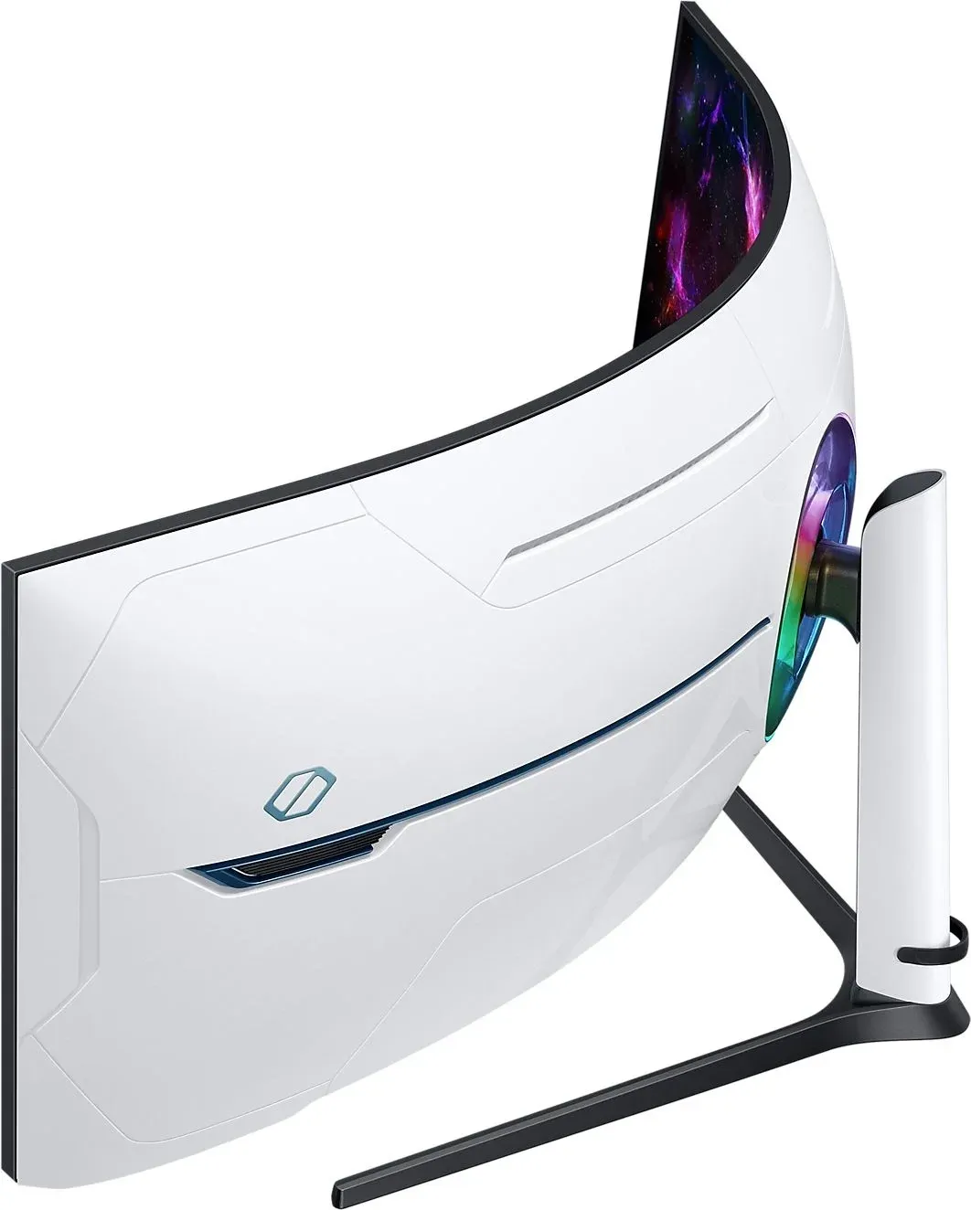 Монитор Samsung 57 Odyssey Neo G9 S57CG952NI черный VA LED 32:9 HDMI полуматовая HAS Piv 2500:1 420cd 178гр/178гр 7680x2160 240Hz FreeSync Premium Pro DP Dual UHD USB 19кг - фото 3