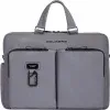 Деловая сумка Piquadro Harper CA4027AP/GR с отделением для ноутбука 15 серая натур.кожа, серый - фото 7