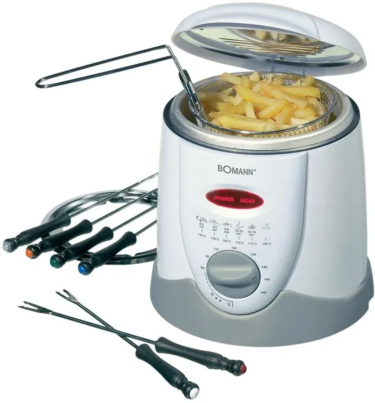 Фритюрница Bomann FFR 1290 CB 840Вт белый
