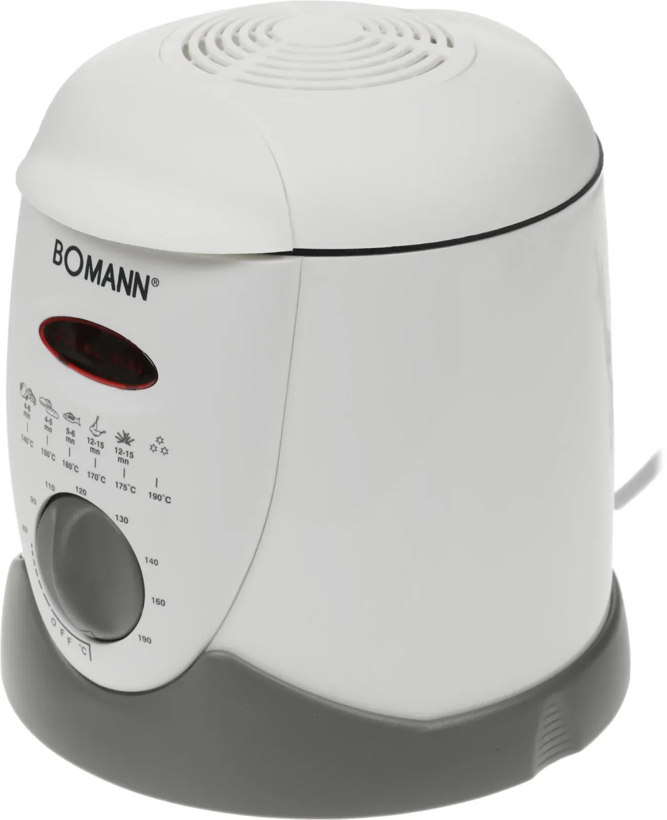 Фритюрница Bomann FFR 1290 CB 840Вт белый - фото 2