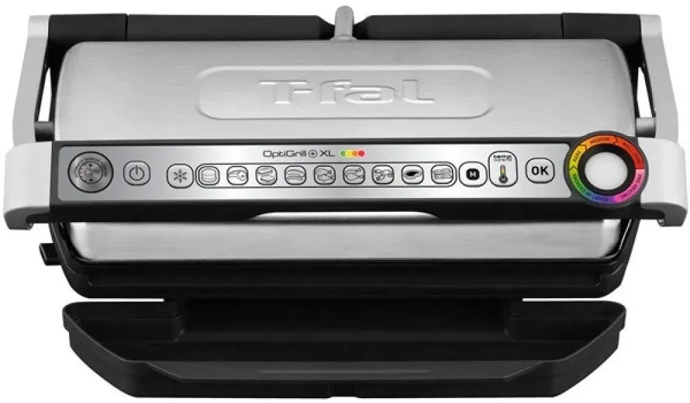 Электрогриль Tefal Optigrill GC724D12 2000Вт серебристый - фото 2