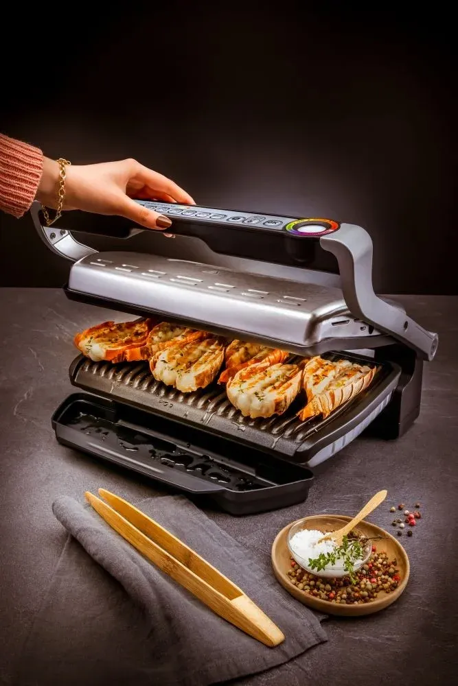 Электрогриль Tefal Optigrill GC724D12 2000Вт серебристый - фото 7