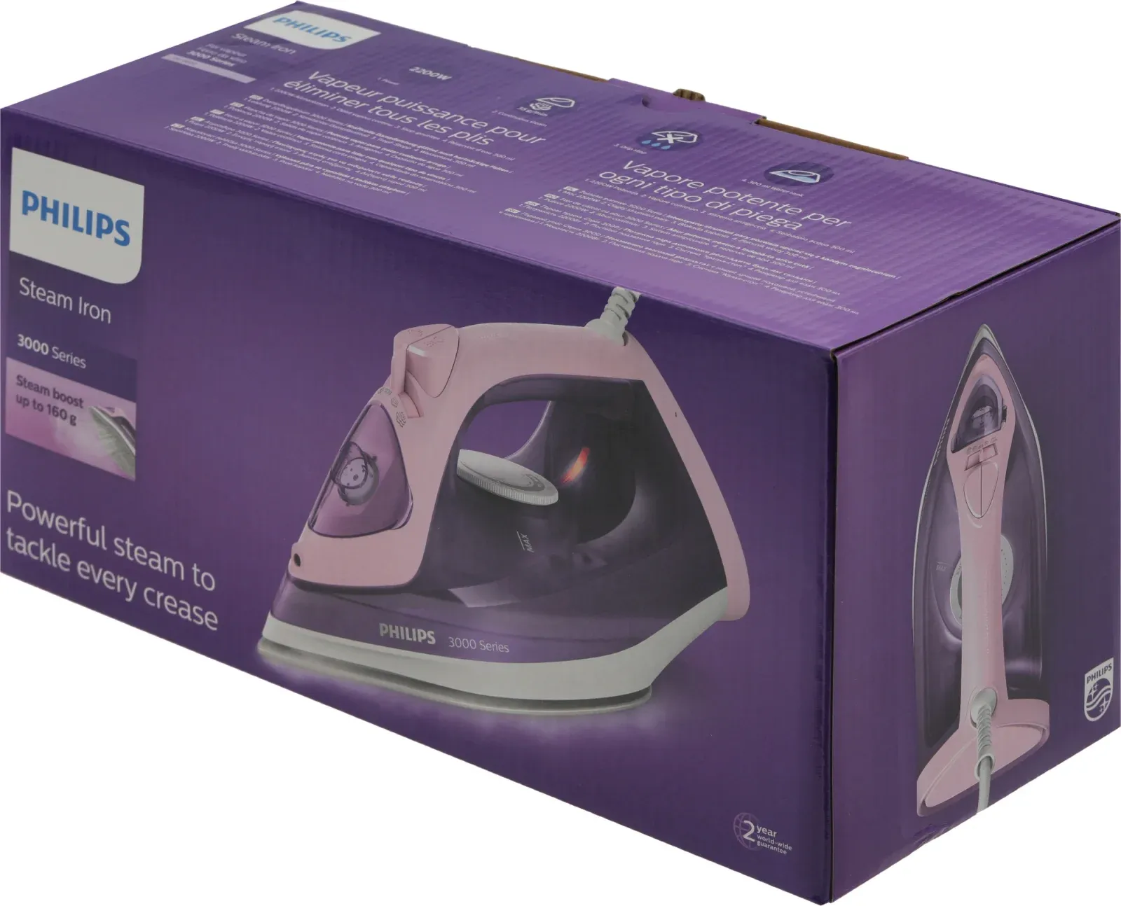 Утюг Philips DST3020/30 2200Вт фиолетовый - фото 8