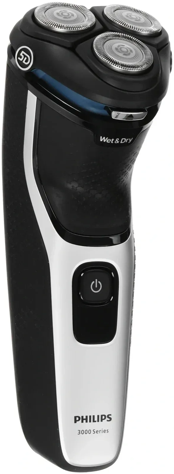 Бритва роторная Philips S3143/00 реж.эл.:3 питан.:аккум. черный/серебристый - фото 4