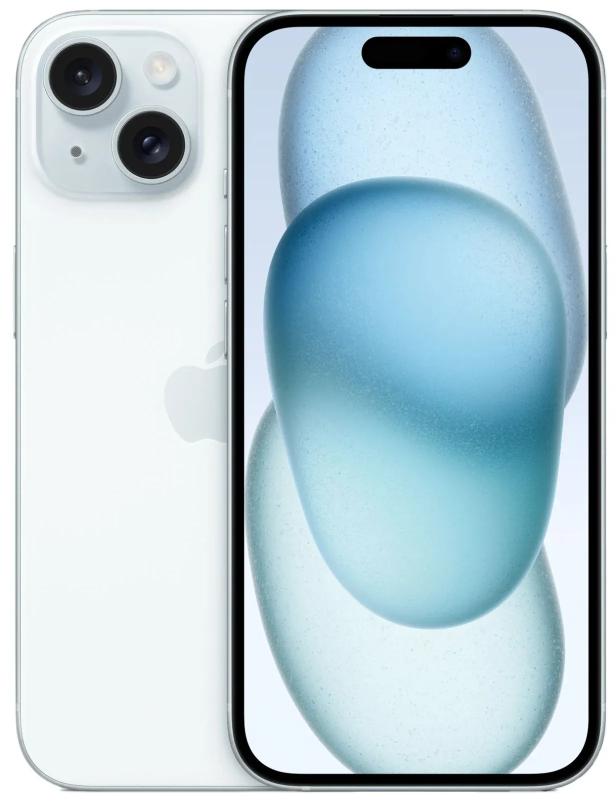 Смартфон Apple A3090 iPhone 15 256Gb голубой моноблок 3G 4G 1Sim 6.1 1179x2556 iOS 17 48Mpix 802.11 a/b/g/n/ac/ax NFC GPS GSM900/1800 Protect