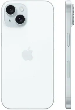Смартфон Apple A3090 iPhone 15 256Gb голубой моноблок 3G 4G 1Sim 6.1 1179x2556 iOS 17 48Mpix 802.11 a/b/g/n/ac/ax NFC GPS GSM900/1800 Protect - фото 6