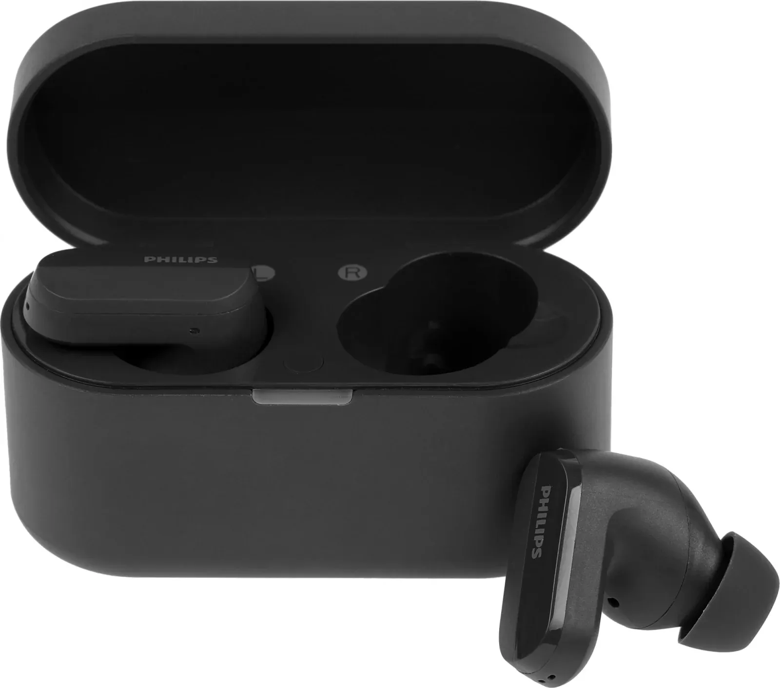 Гарнитура внутриканальные Philips TAT3508BK/00 черный беспроводные bluetooth в ушной раковине - фото 1