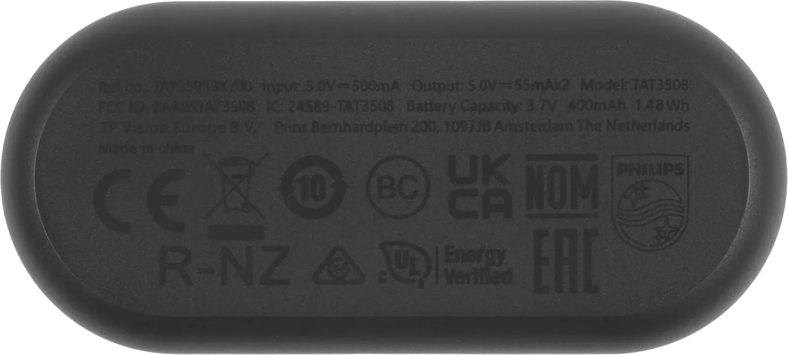 Гарнитура внутриканальные Philips TAT3508BK/00 черный беспроводные bluetooth в ушной раковине - фото 7