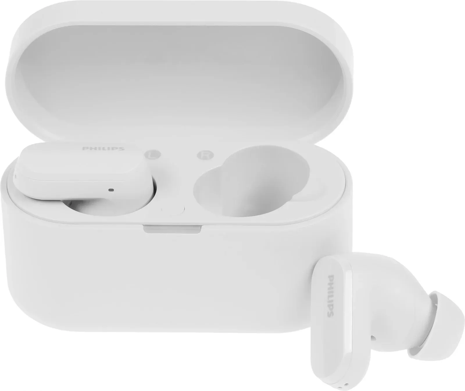 Гарнитура внутриканальные Philips TAT3508WT/00 белый беспроводные bluetooth в ушной раковине - фото 1