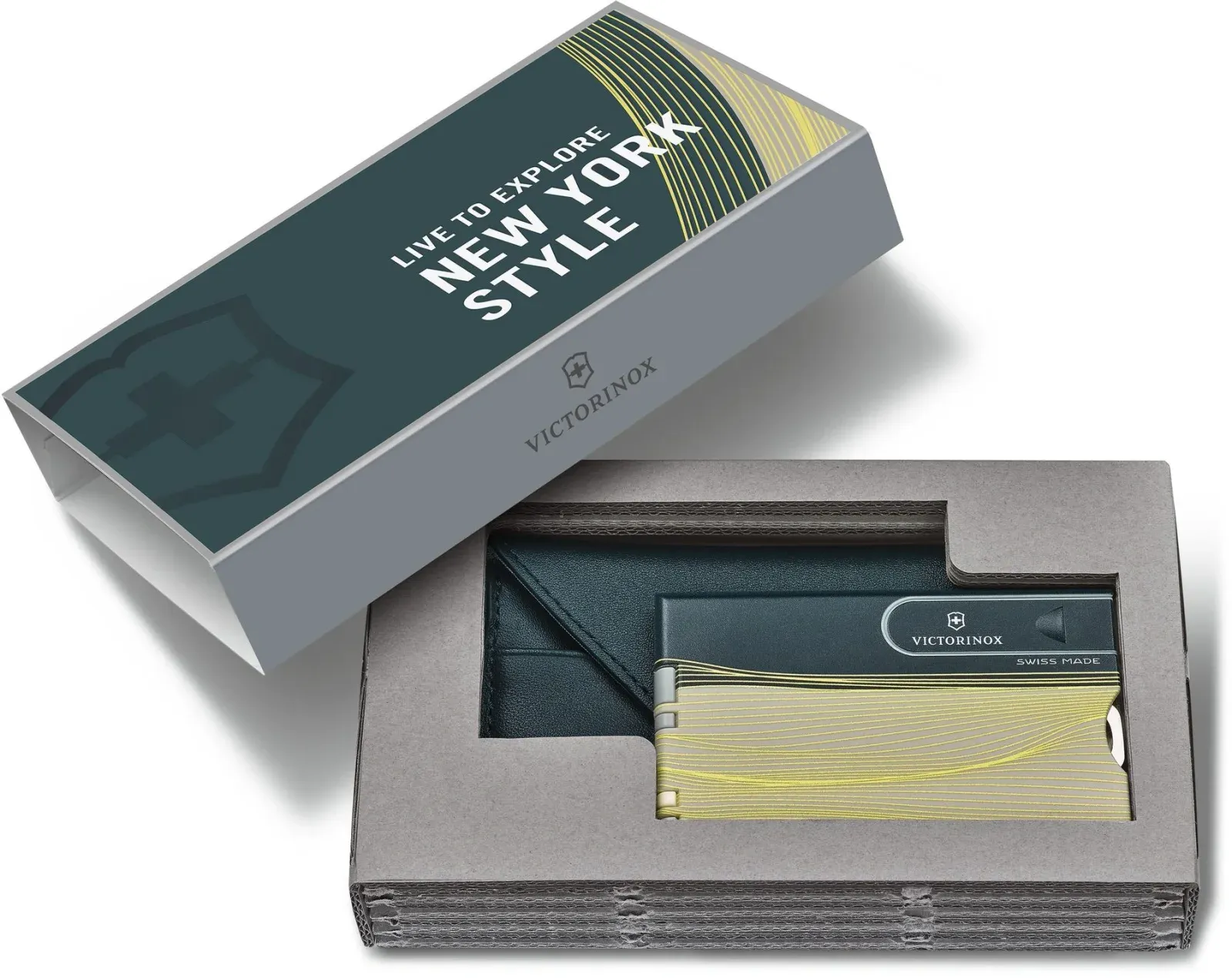 Швейцарские карты VICTORINOX Swiss Card Classic New York Style серый - фото 4