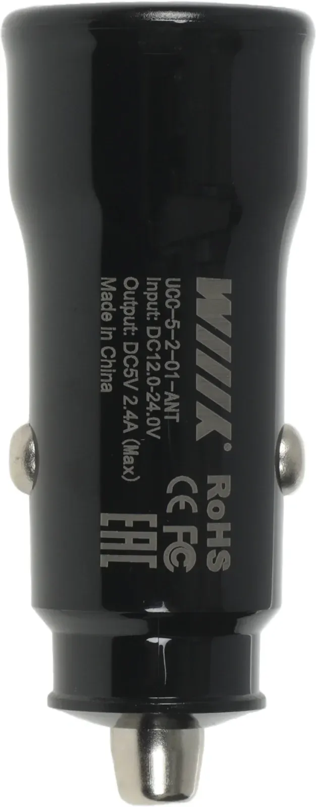 Автомобильное зар./устр. Wiiix UCC-5-2-01-ANT 2.4A PD 2xUSB универсальное черный - фото 3