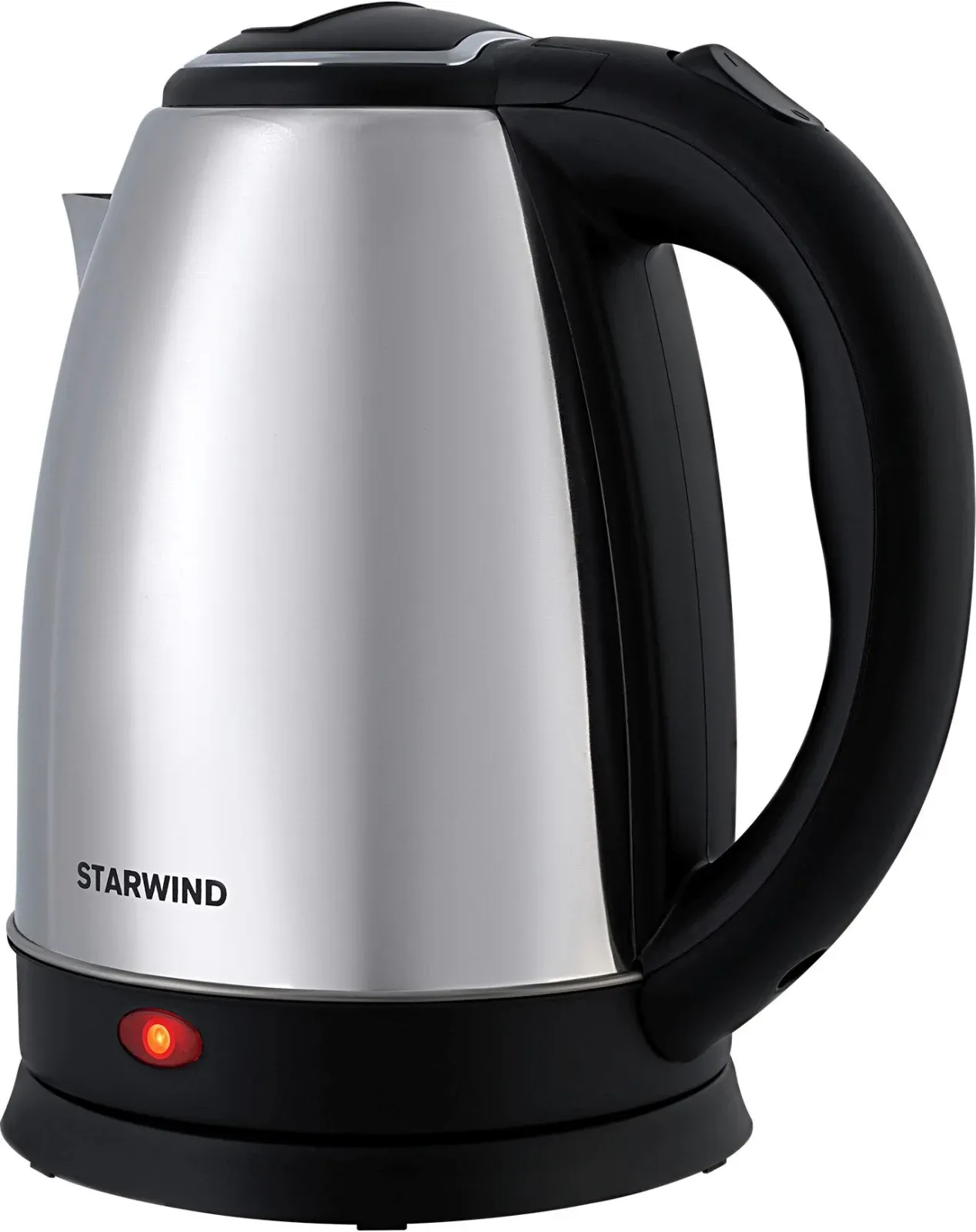 Чайник электрический Starwind SKS1771 1.8л. 1700Вт серебристый/черный корпус: металл/пластик - фото 3