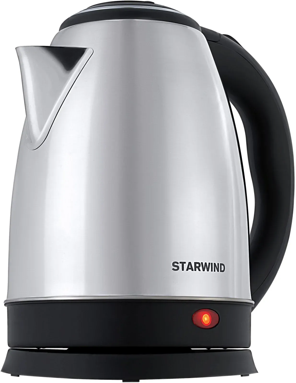 Чайник электрический Starwind SKS1771 1.8л. 1700Вт серебристый/черный корпус: металл/пластик - фото 4