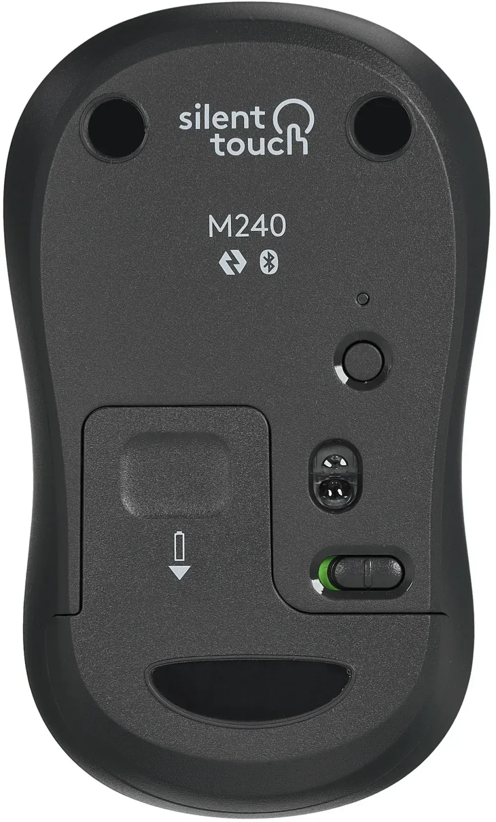 Мышь Logitech M240 Silent графитовый оптическая 4000dpi silent беспров. BT для ноутбука 2but 910-007119 - фото 5