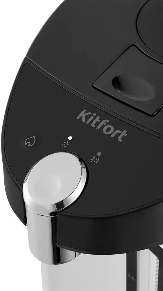 Термопот Kitfort КТ-2514 4.3л. 900Вт серебристый/черный, 4.3 л - фото 6