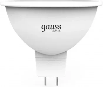Лампа светодиодная Gauss Elementary 11519 9Вт цок.:GU5.3 софит 12B св.свеч.теп.св./дневн. упак.:1шт, белый - фото 8