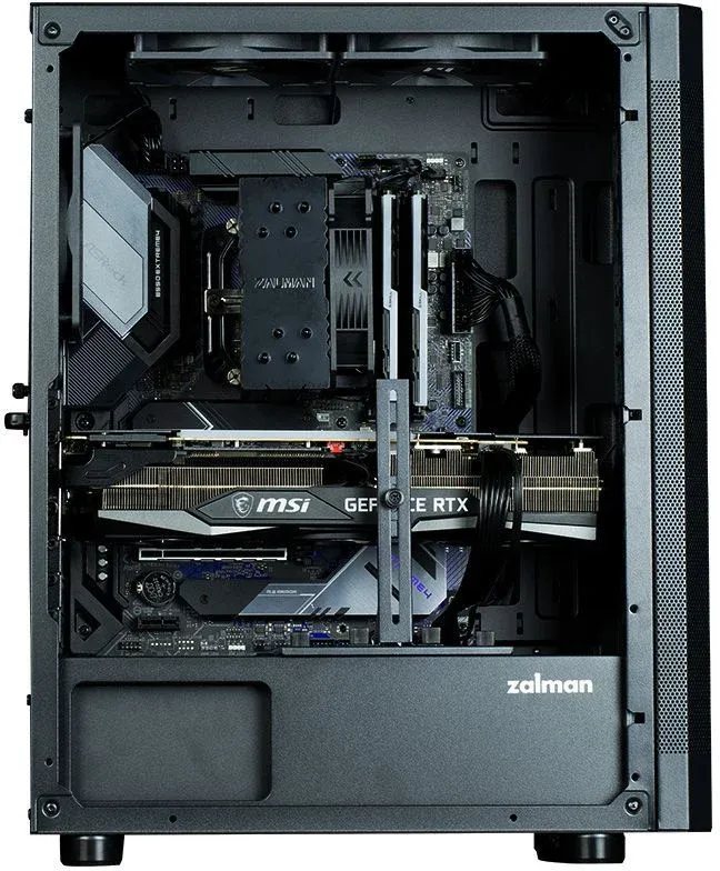 Корпус Zalman i4 черный без БП ATX 2x120mm 6x140mm 1xUSB2.0 2xUSB3.0 audio bott PSU - фото 8