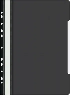 Папка-скоросшиватель Бюрократ PS-P20BLCK A4 прозрач.верх.лист боков.перф. пластик черный 0.12/0.16 - фото 7