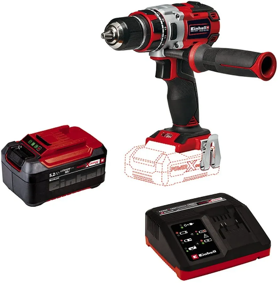 Шуруповерты EINHELL PXC TE-CD 18 LI BRUSHLESS - фото 1