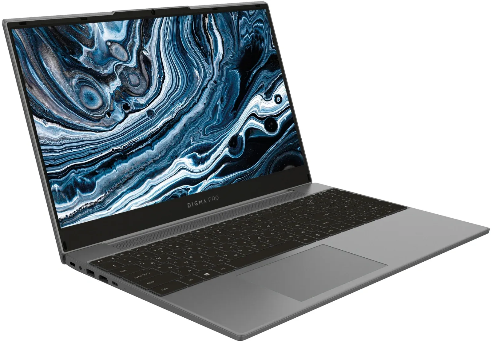 Ноутбук Digma Pro Breve S Core i3 1005G1 8Gb SSD512Gb Intel UHD Graphics 15.6 IPS FHD 1920x1080 Windows 11 Pro dk.grey WiFi BT Cam 4500mAh DN15P3-8DXW02 - фото 3