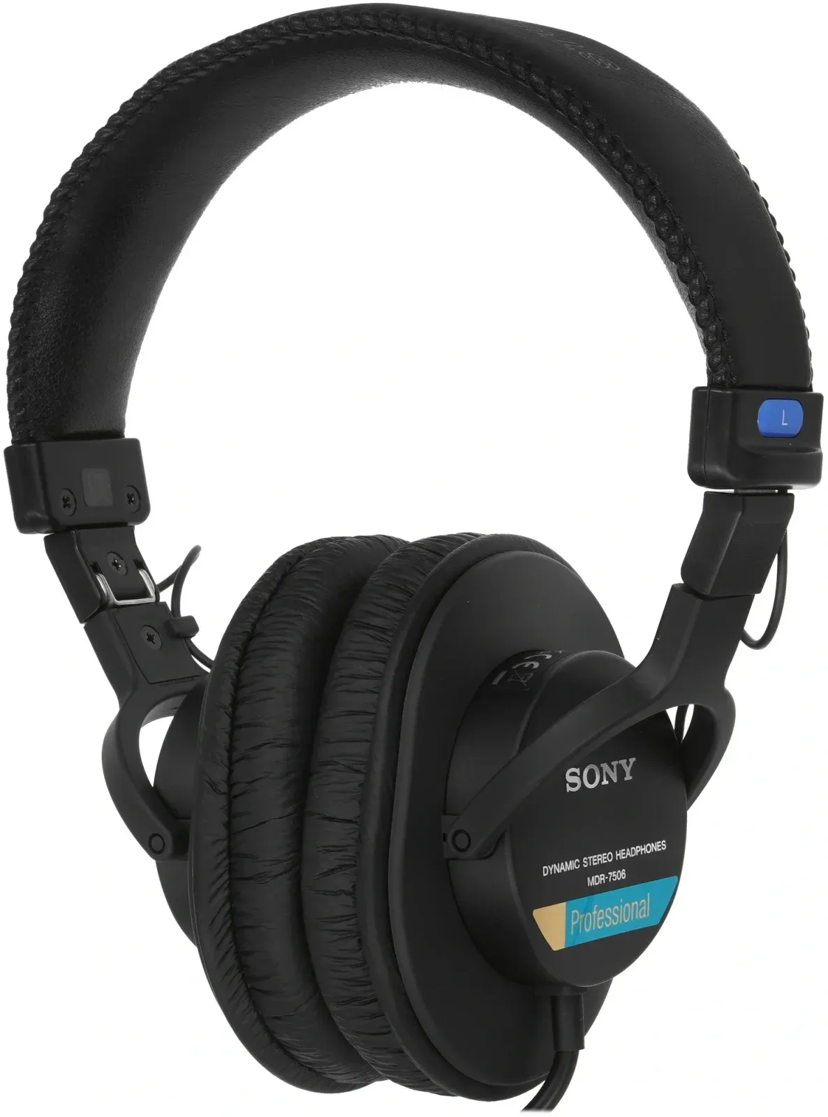 Гарнитура мониторные Sony MDR-7506 3м черный проводные оголовье - фото 1