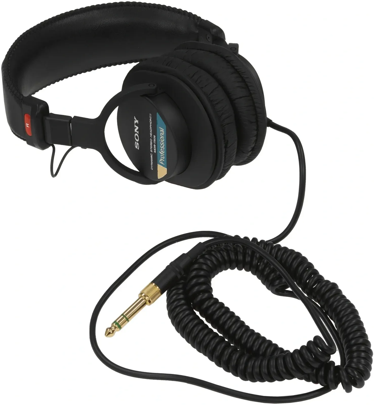 Гарнитура мониторные Sony MDR-7506 3м черный проводные оголовье - фото 3
