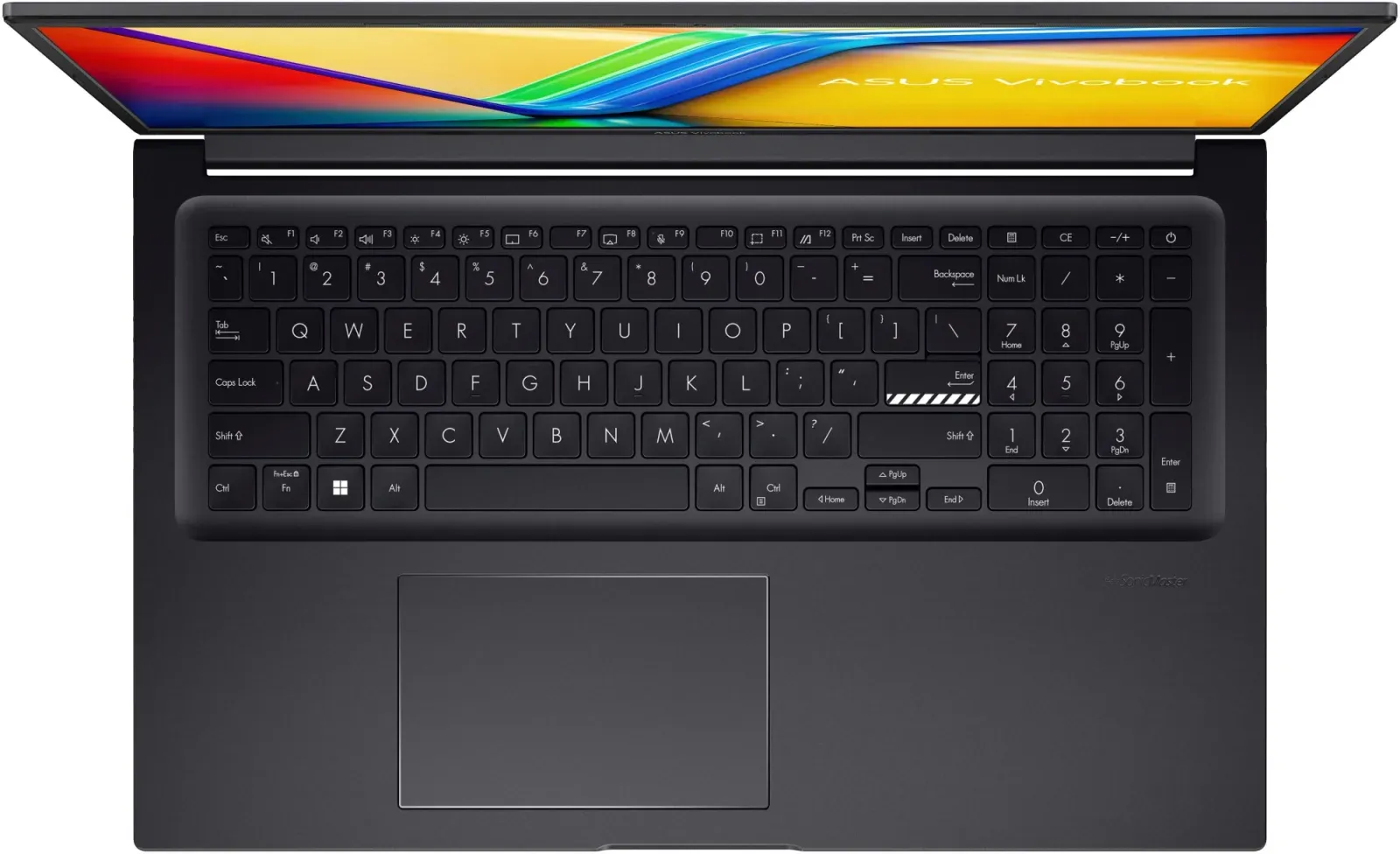 Ноутбук Asus VivoBook 17X K3704VA-AU102 Core i9 13900H 16Gb SSD1Tb Intel Iris Xe graphics 17.3 IPS FHD 1920x1080 без ОС black WiFi BT Cam 90NB1091-M00420 - фото 8