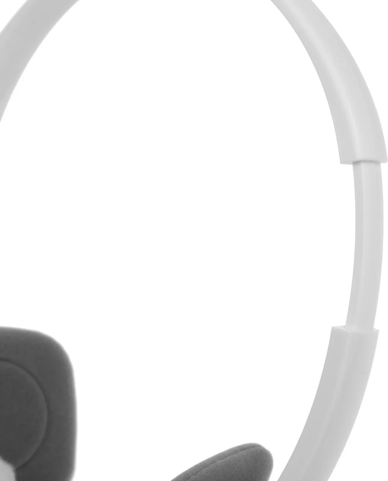 Наушники с микрофоном Logitech H150 белый/черный 1.8м накладные оголовье 981-000453 - фото 4