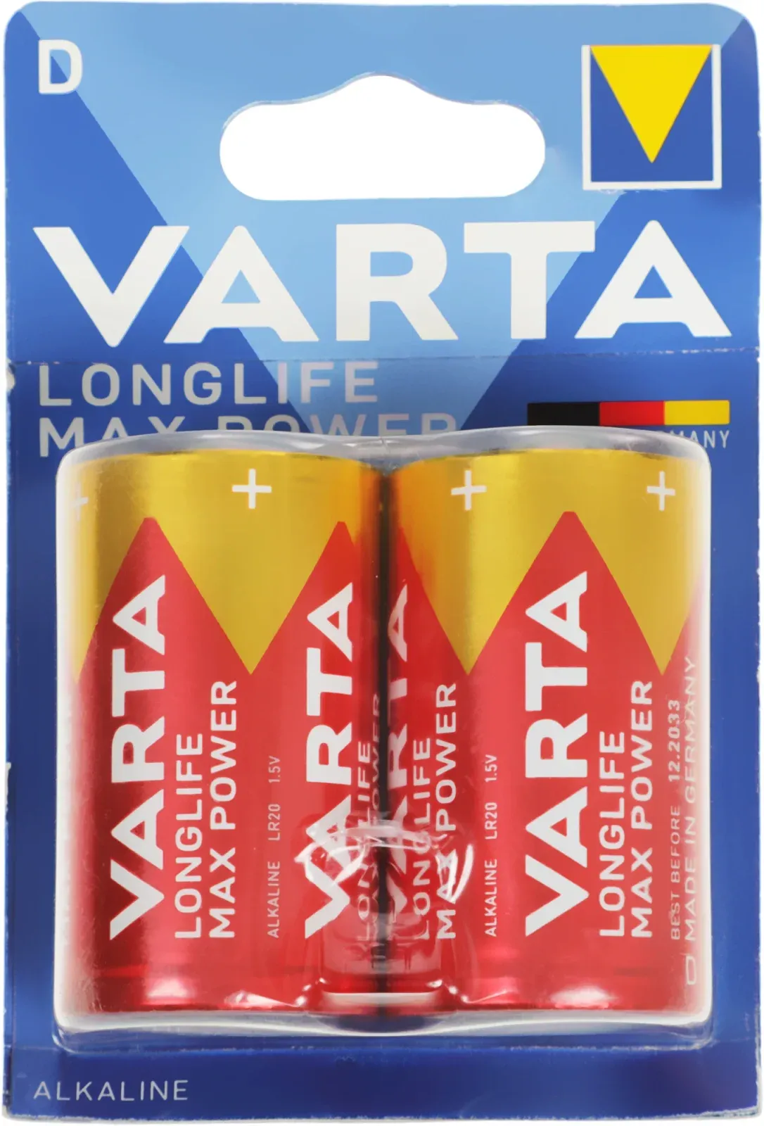 Батарейки VARTA ALKALINE D - фото 1