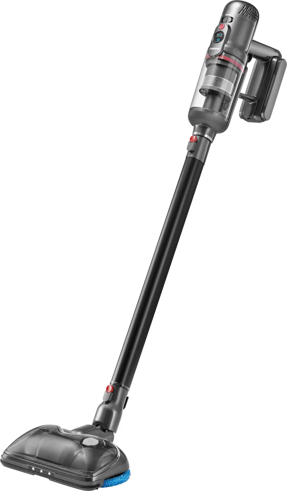 Пылесос моющий Puppyoo T12 Plus Rinse 585Вт серый - фото 4