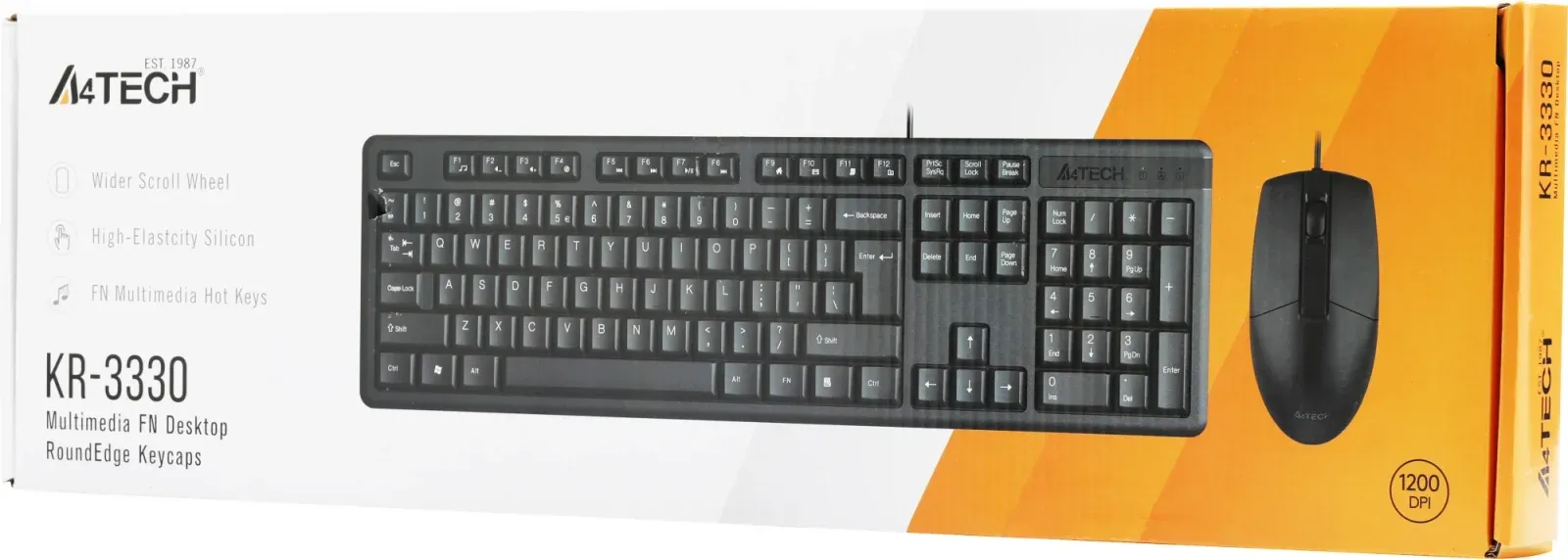 Комплекты клавиатура+мышь A4TECH KR-3330 - фото 1