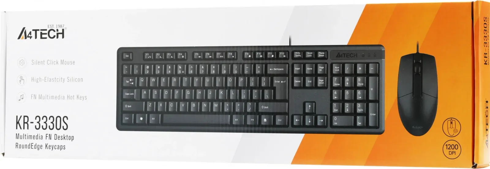 Комплекты клавиатура+мышь A4TECH KR-3330S - фото 1