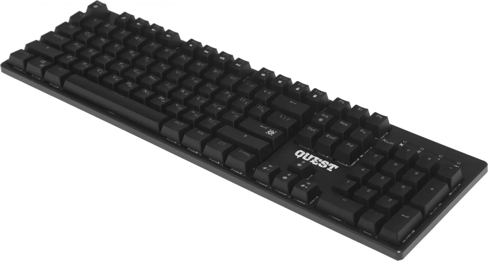 Клавиатура Defender Gk-596 механическая черный USB for gamer LED 45596 кабель 1.5м - фото 5