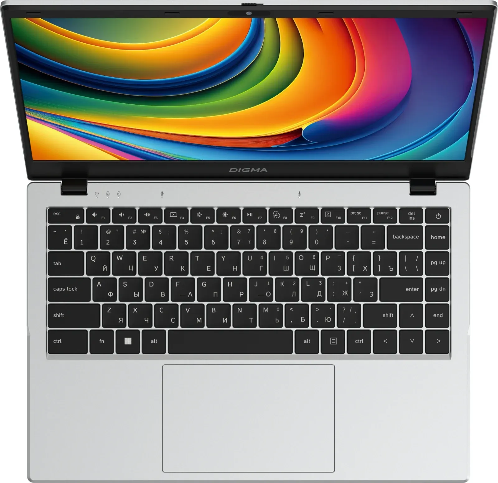 Ноутбук Digma EVE P4851 N-series N200 16Gb SSD512Gb Intel UHD Graphics 14 IPS FHD 1920x1080 Windows 11 Pro silver WiFi BT Cam 5900mAh DN14N2-ADXW01 - фото 2