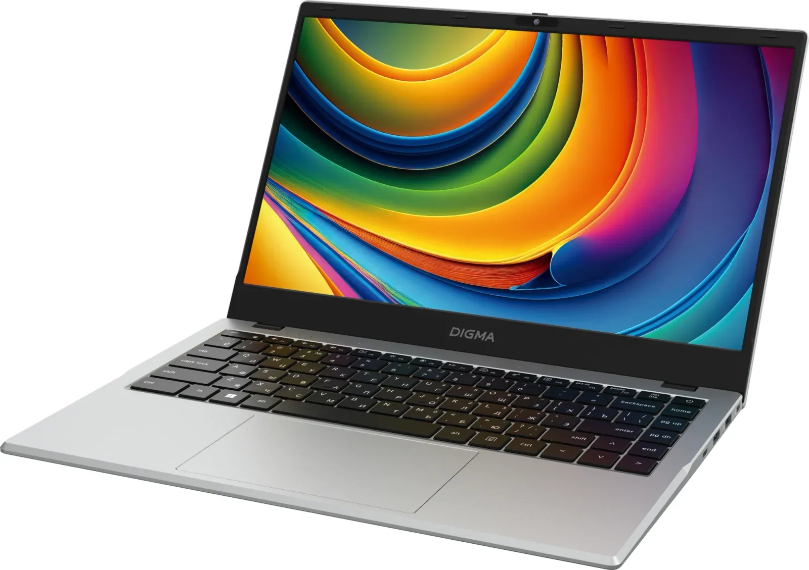 Ноутбук Digma EVE P4851 N-series N200 16Gb SSD512Gb Intel UHD Graphics 14 IPS FHD 1920x1080 Windows 11 Pro silver WiFi BT Cam 5900mAh DN14N2-ADXW01 - фото 3