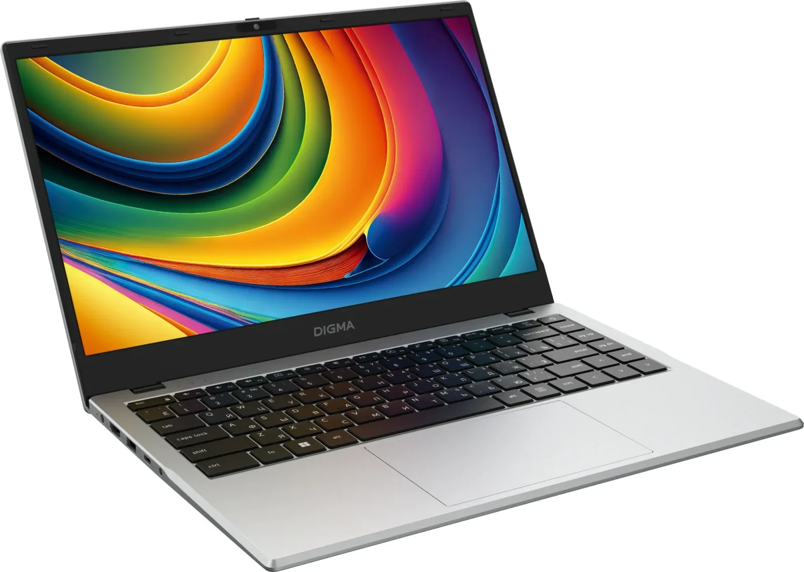 Ноутбук Digma EVE P4851 N-series N200 16Gb SSD512Gb Intel UHD Graphics 14 IPS FHD 1920x1080 Windows 11 Pro silver WiFi BT Cam 5900mAh DN14N2-ADXW01 - фото 4