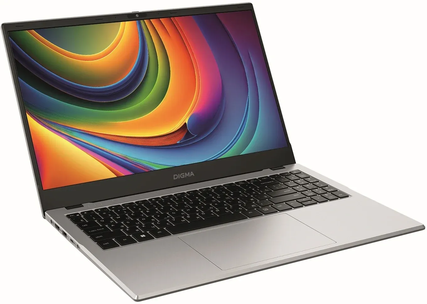 Ноутбук Digma EVE C5802 N-series N100 8Gb SSD256Gb Intel UHD Graphics 15.6 IPS FHD 1920x1080 Windows 11 Pro silver WiFi BT Cam 5900mAh DN15N1-8CXW01 - фото 7