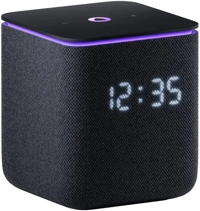Умная колонка Yandex Станция Миди Алиса черный 24W 1.0 BT/Wi-Fi 10м YNDX-00054BLK - фото 1