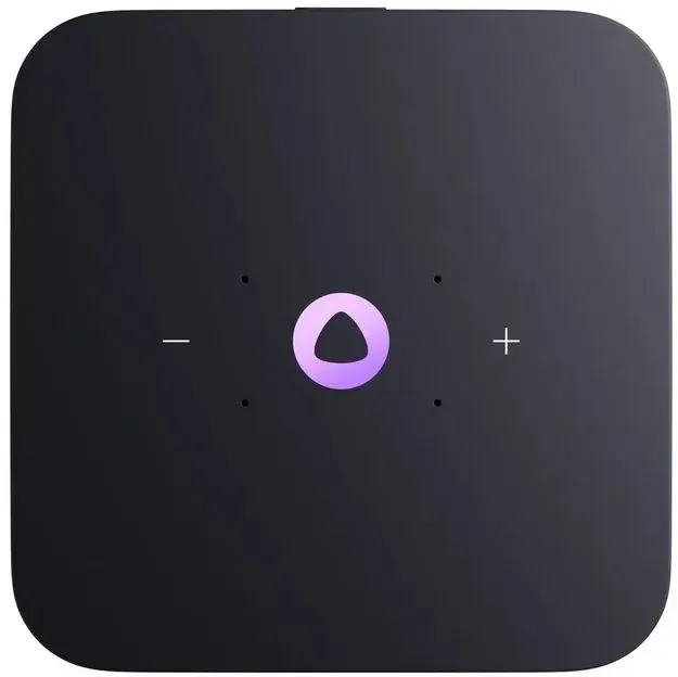 Умная колонка Yandex Станция Миди Алиса черный 24W 1.0 BT/Wi-Fi 10м YNDX-00054BLK - фото 2