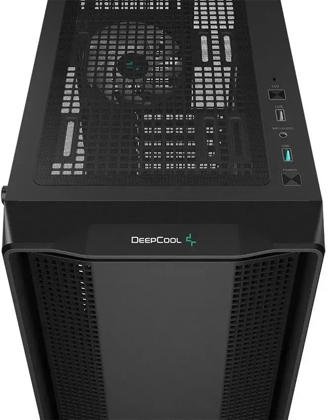 Корпус Deepcool CC560 V2 черный без БП ATX 4x120mm 5x140mm 1xUSB2.0 audio bott PSU - фото 7