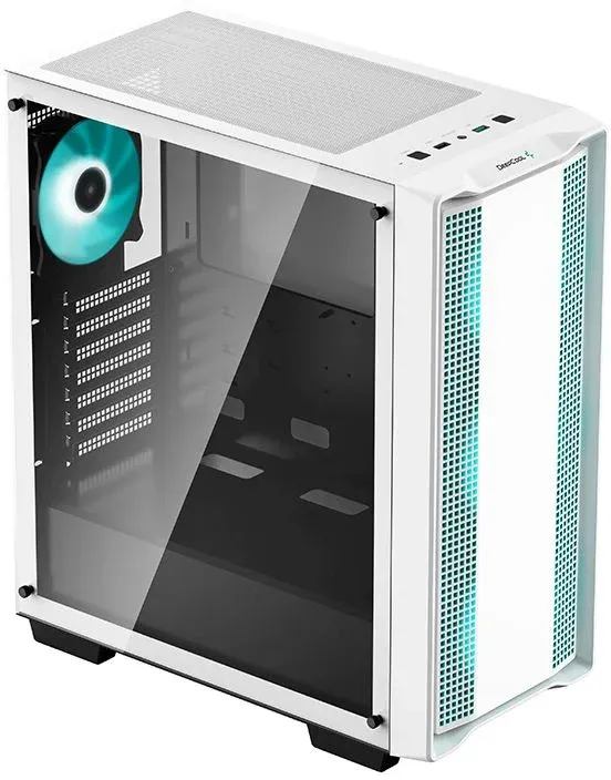 Корпус Deepcool CC560 V2 белый без БП ATX 8x120mm 5x140mm 1xUSB2.0 audio bott PSU - фото 3
