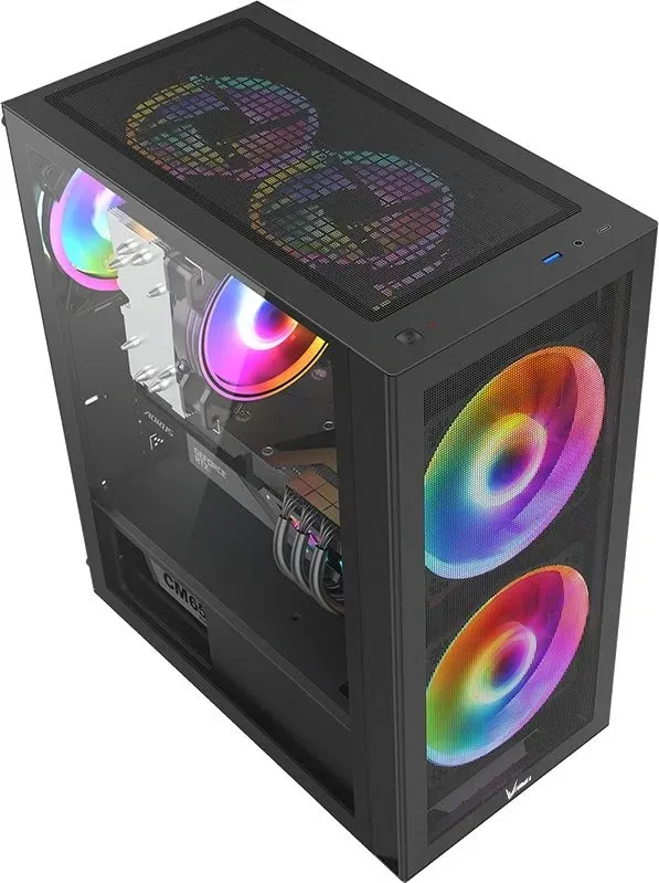 Корпус Formula Air Power G5 DUO черный без БП ATX 5x120mm 3x140mm 1xUSB3.0 audio bott PSU - фото 4