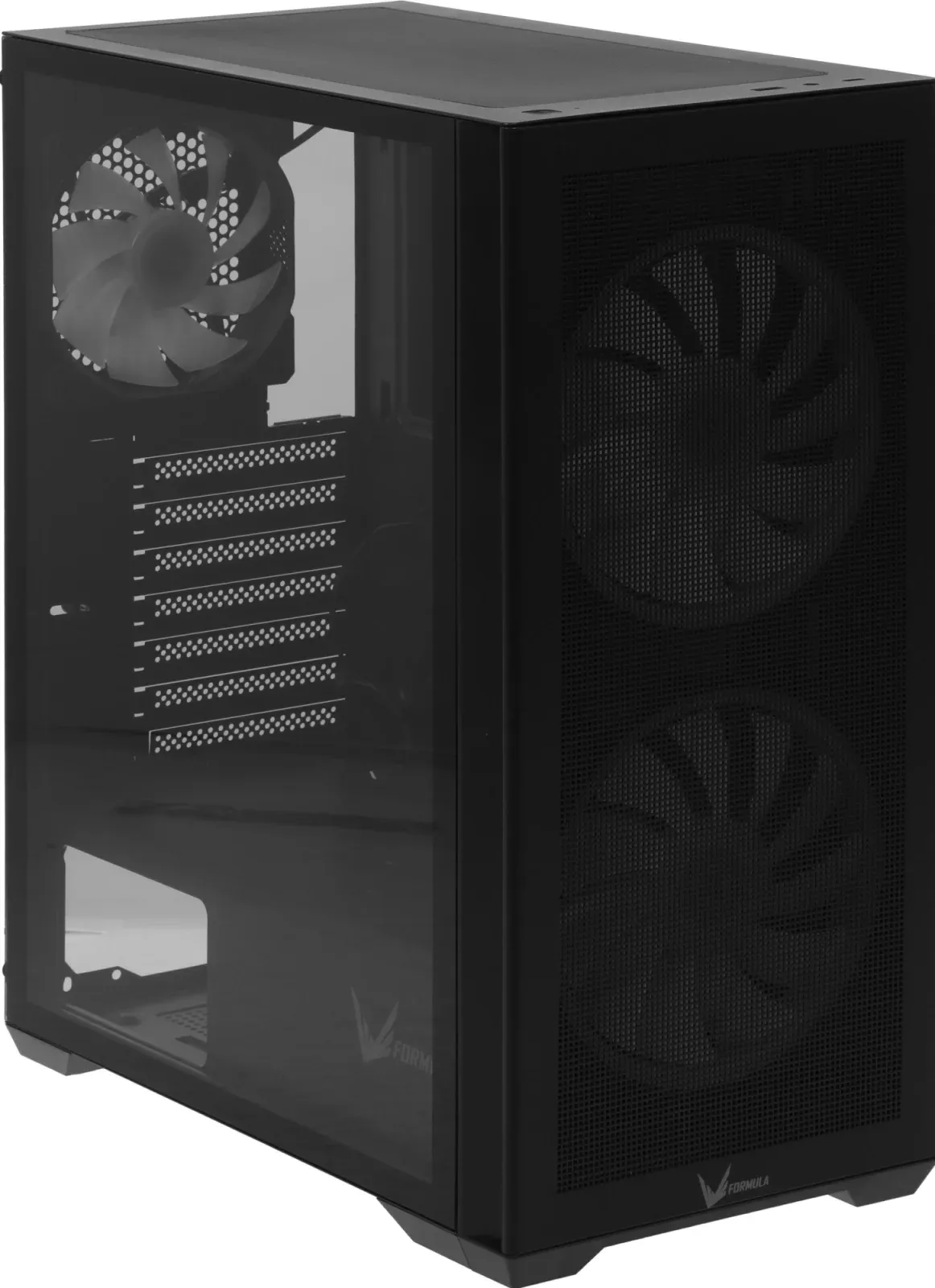 Корпус Formula Air Power G5 DUO черный без БП ATX 5x120mm 3x140mm 1xUSB3.0 audio bott PSU - фото 5