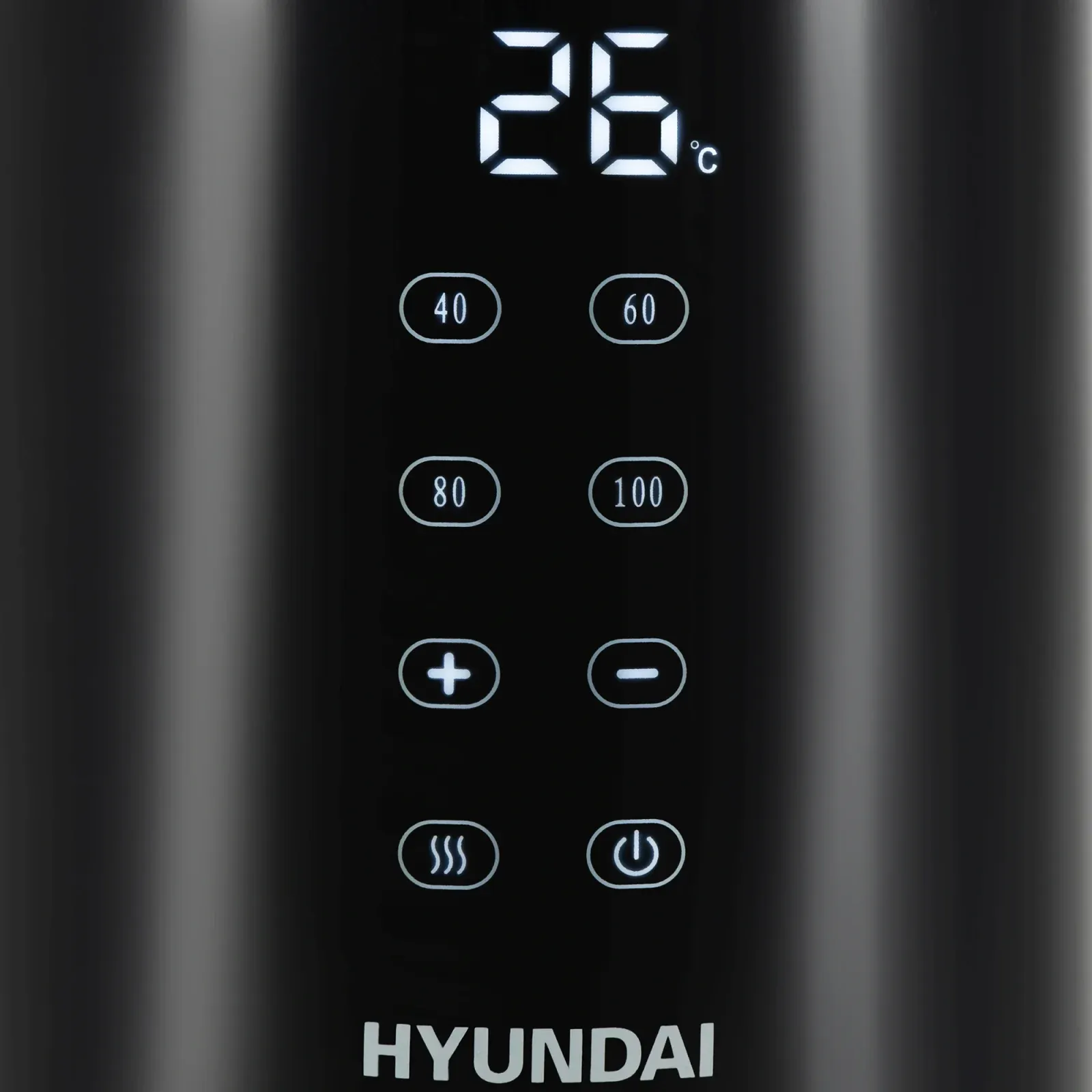 Чайник электрический Hyundai HYK-S4017 1.7л. 2200Вт черный корпус: металл - фото 3