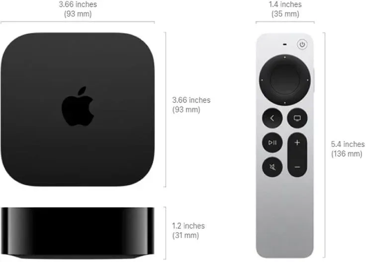 Медиаплеер Apple TV 4K A2843 128Gb, черный - фото 2