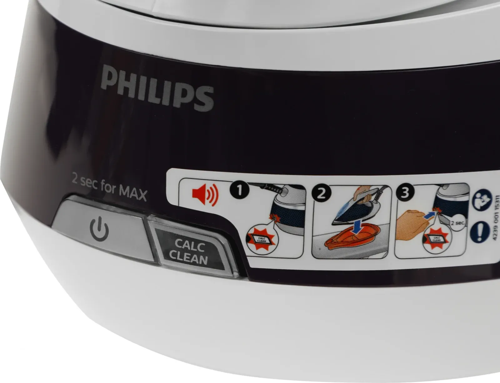 Парогенератор Philips GC7933/30 2400Вт фиолетовый/белый - фото 8