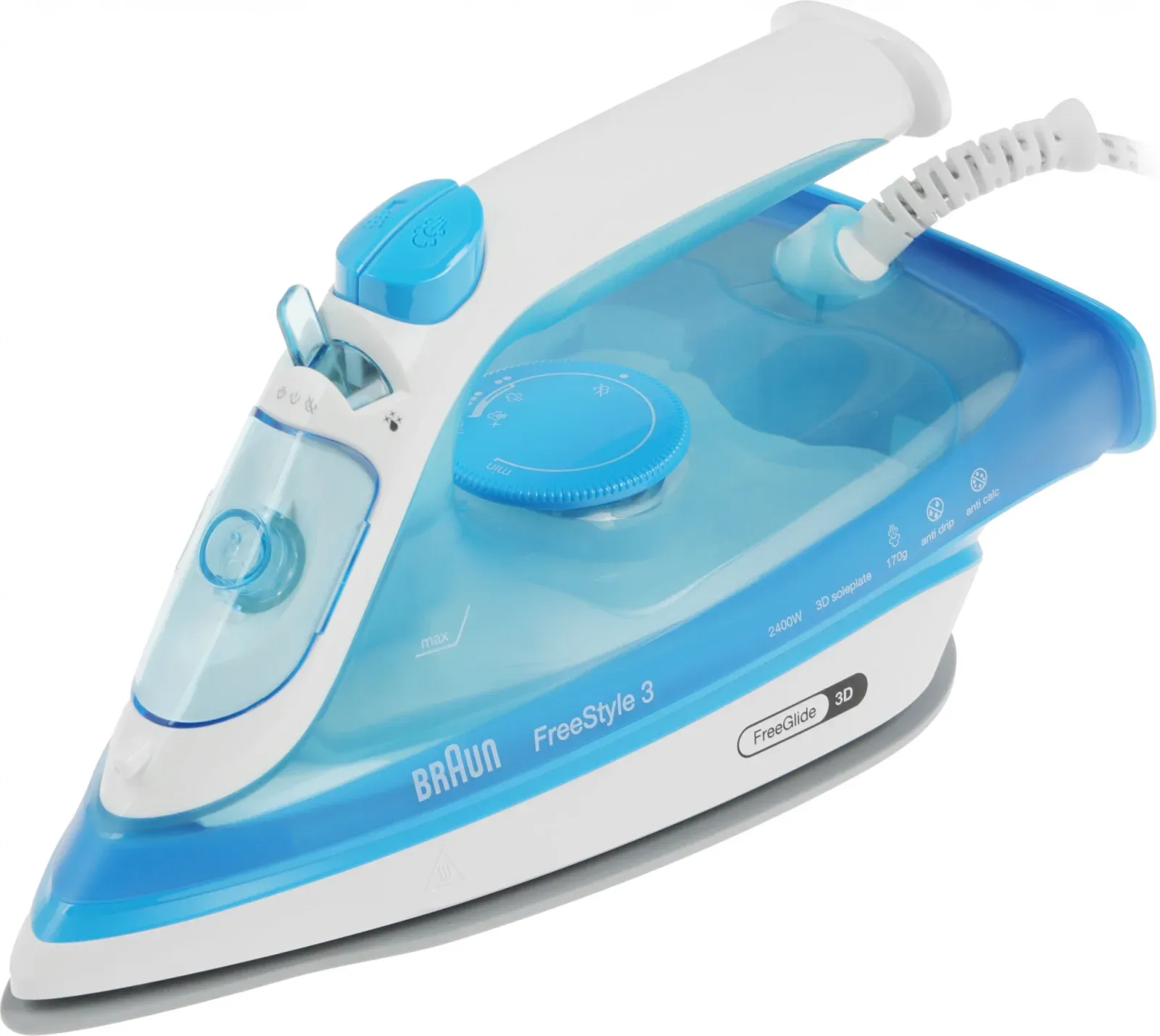 Утюг Braun FI3144BL 2400Вт голубой/белый - фото 2