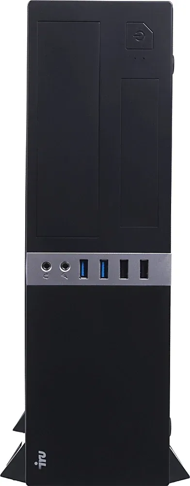 ПК IRU Office 310H6SF SFF i3 12100 3.3 8Gb SSD256Gb UHDG 730 FreeDOS GbitEth 300W черный RUS 1991582 - фото 1