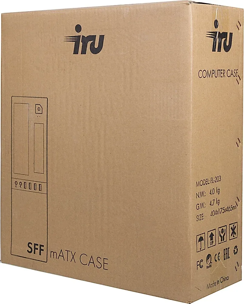 ПК IRU Office 310H6SF SFF i3 12100 3.3 8Gb SSD256Gb UHDG 730 FreeDOS GbitEth 300W черный RUS 1991582 - фото 3